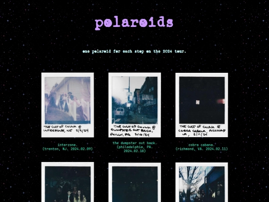 polaroids screenshot