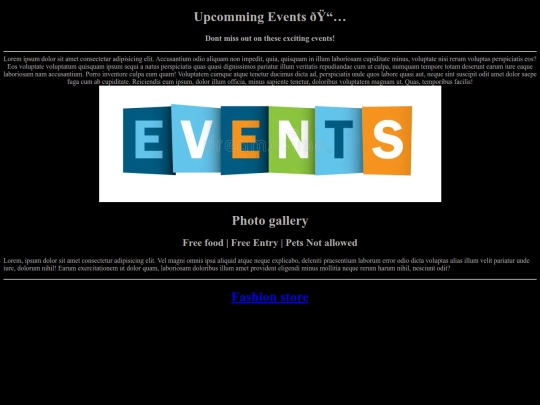 event screenshot