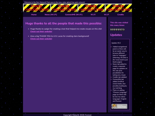 Credits screenshot