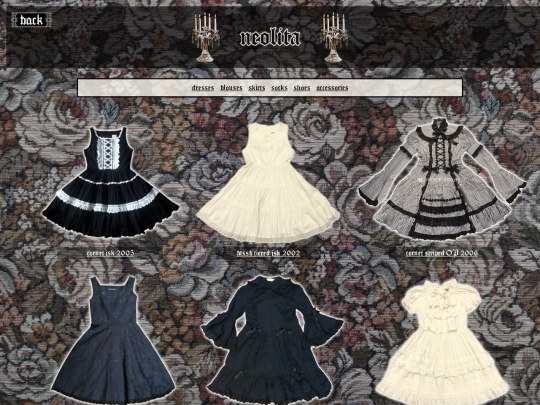 dresses screenshot