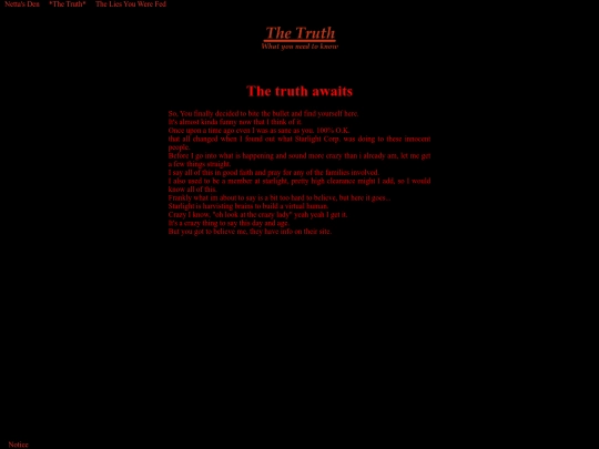 truth screenshot