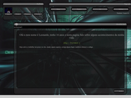 AboutMe screenshot