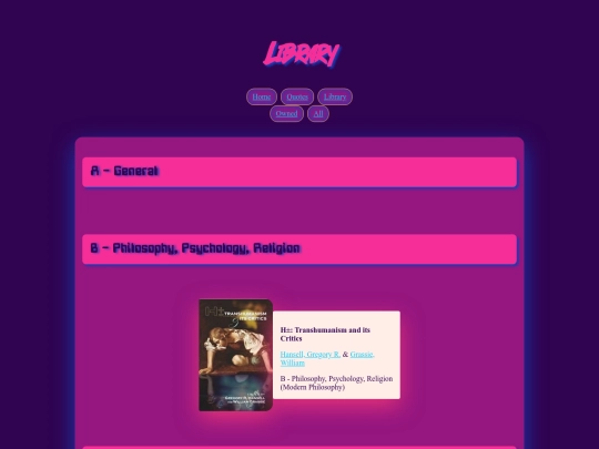 library screenshot