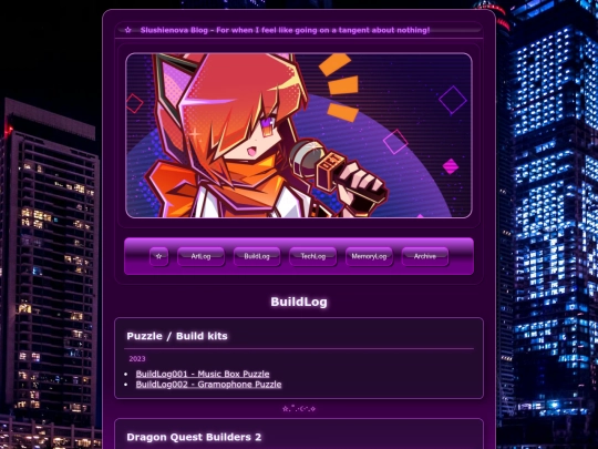 blog-buildlog screenshot