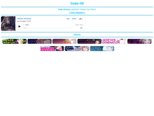 collections/albums/info/Code-49 screenshot