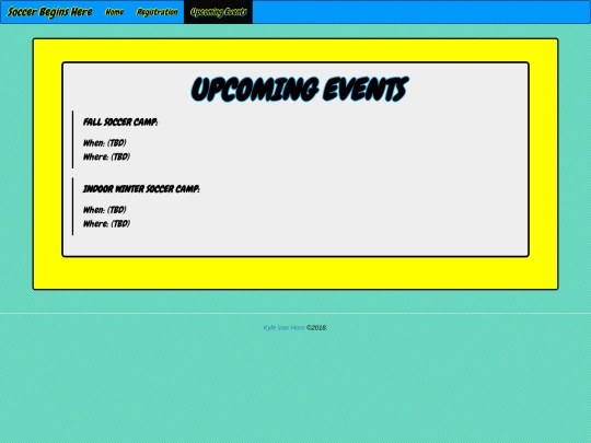 upcomingevents screenshot