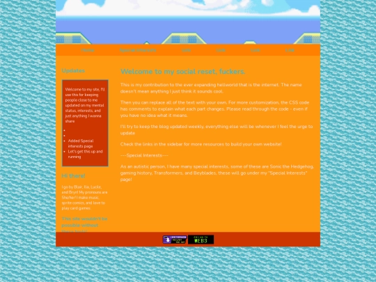 homepage screenshot