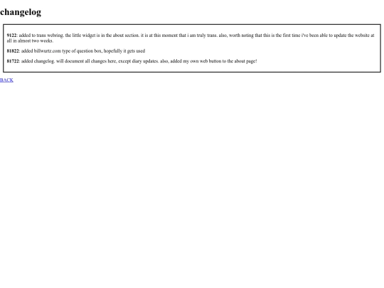 changelog screenshot
