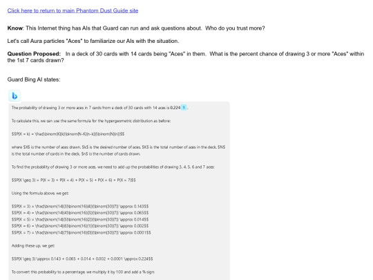 AIQs screenshot