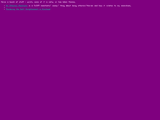 writings screenshot