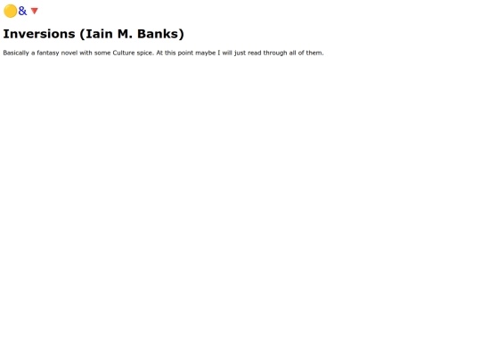 books/inversions screenshot