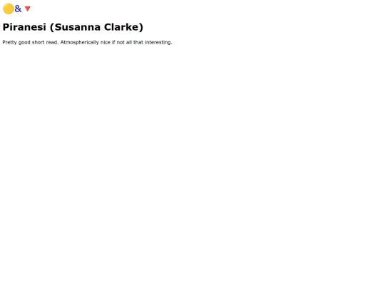 books/piranesi screenshot