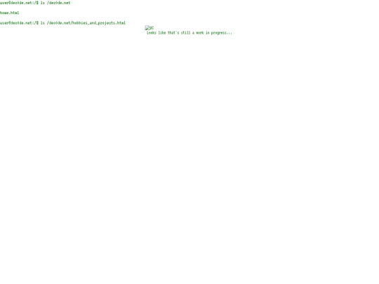pages/hobbie_and_projects screenshot