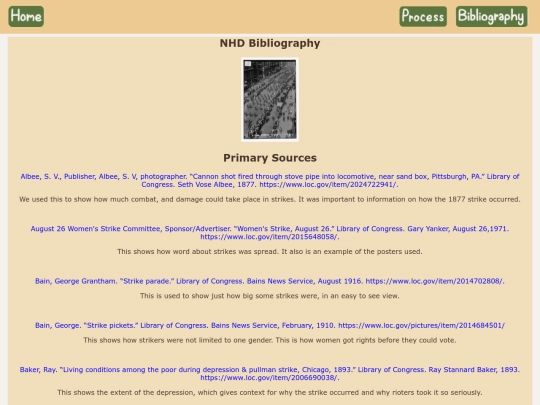 NHD/Bibliography screenshot
