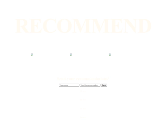 recommend screenshot