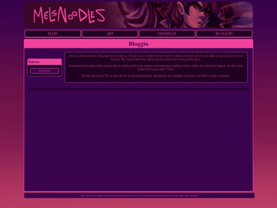 bloggin screenshot