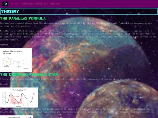 Theory screenshot