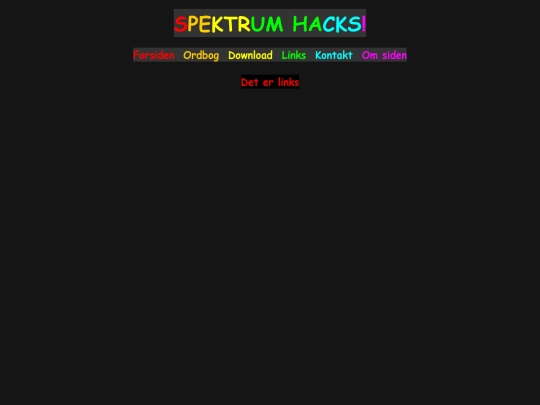 Sider/Link filer/links screenshot