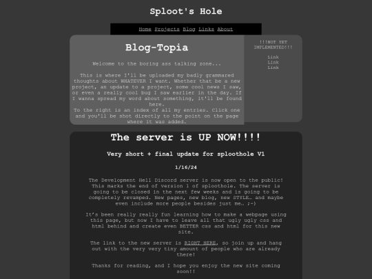 blog screenshot