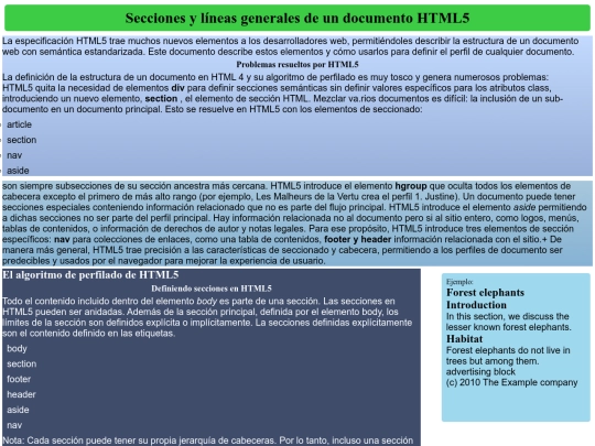 secciones screenshot