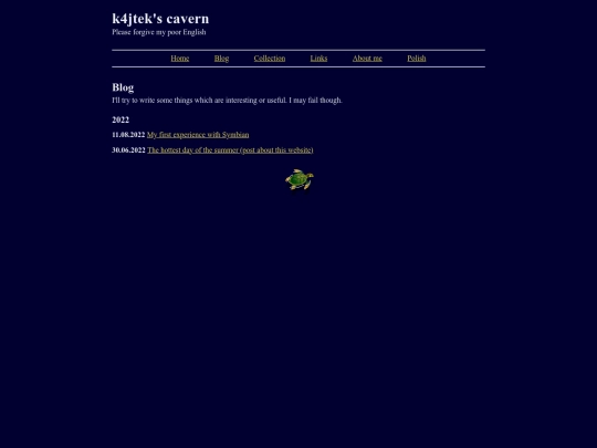blog screenshot