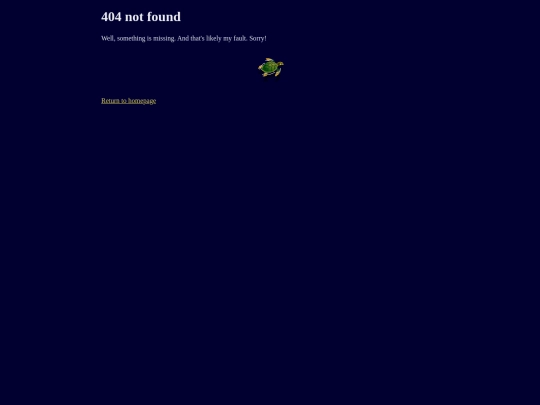 not_found screenshot
