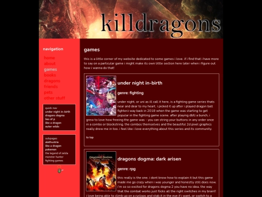 games screenshot