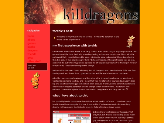 games/pokemon/torchic screenshot