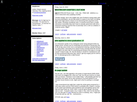 blog screenshot