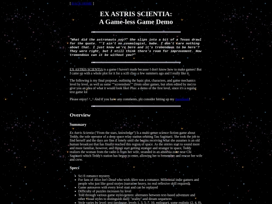 exastris screenshot