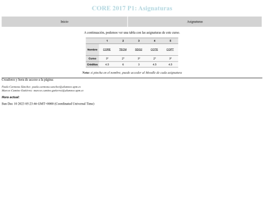 Practica1/asignaturas screenshot