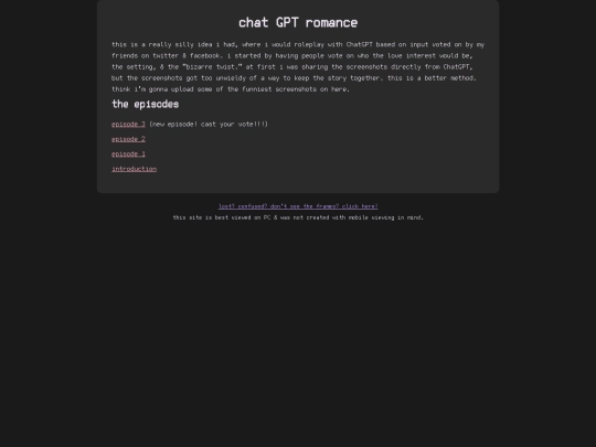 projects/chatgptroleplay screenshot