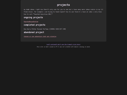 projects/projects screenshot