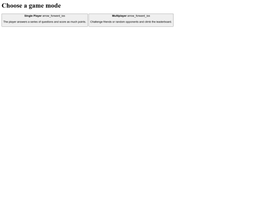 choose-game-mode screenshot
