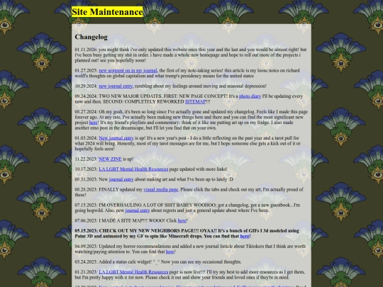changelog screenshot
