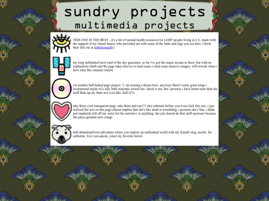 sundryprojects screenshot