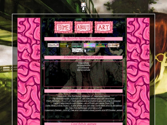 links screenshot