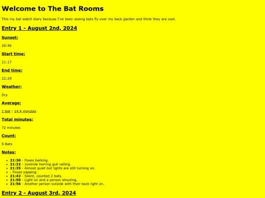 TheBatRooms/TheBatRooms screenshot