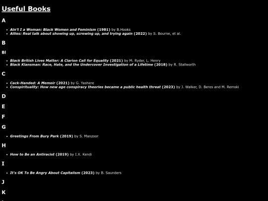 books screenshot