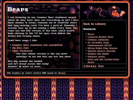 Library/Bears screenshot