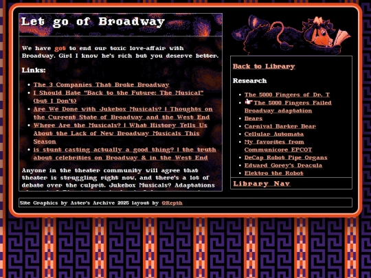 Library/Broadway screenshot