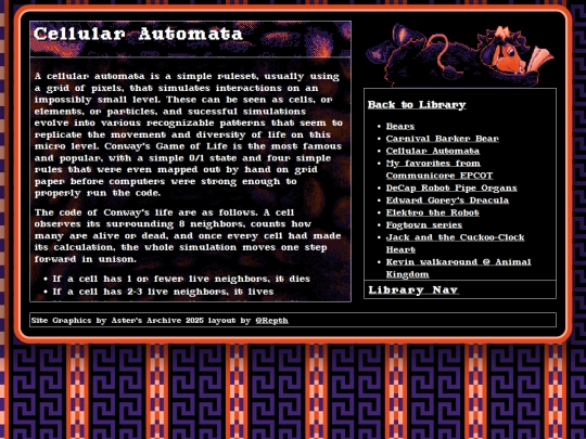 Library/Cellular_automata screenshot