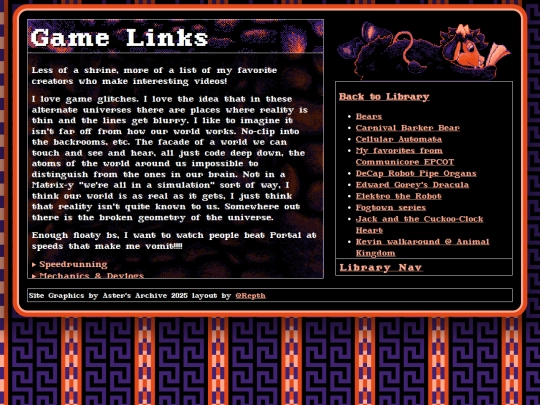 Library/Game-Links screenshot