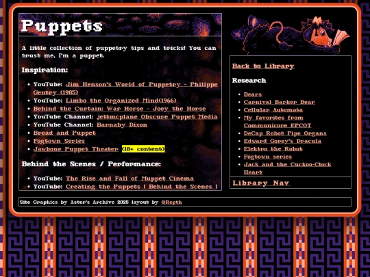Library/Puppets screenshot