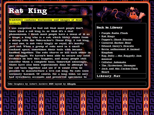 Library/RatKing screenshot