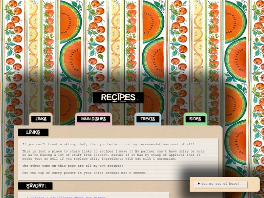 Library/Recipes screenshot