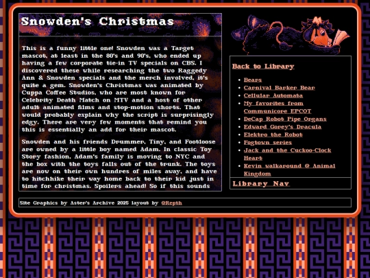 Library/SnowdenChristmas screenshot