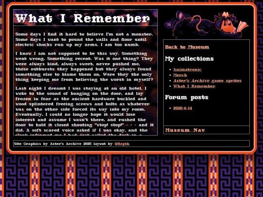 Museum/past screenshot