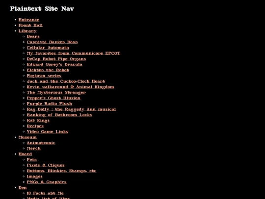 Sitemap screenshot