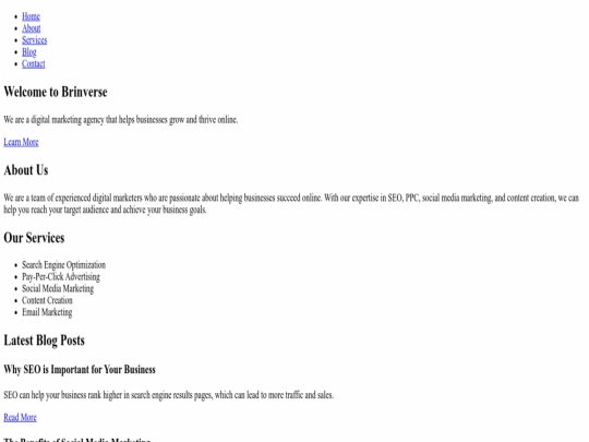 index screenshot